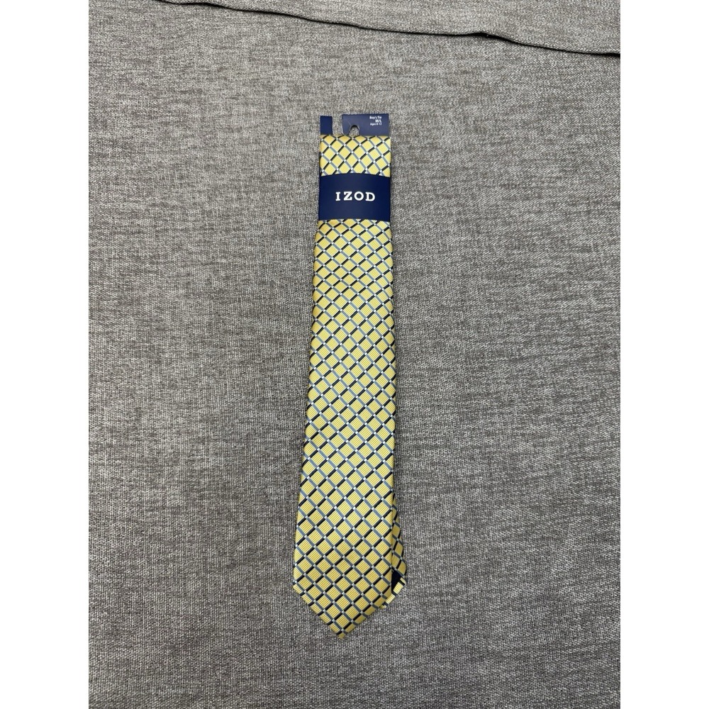 Boys M/L Izod New‎ Tie Yellow Blue